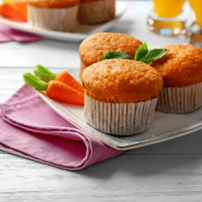 muffins de zanahoria