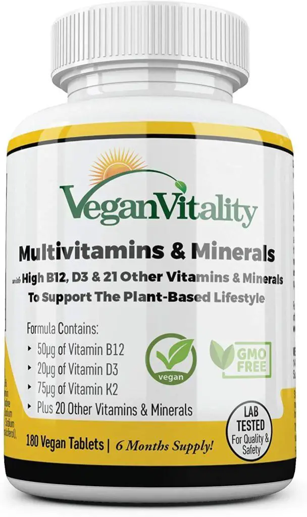 vegan vitality multivitaminas