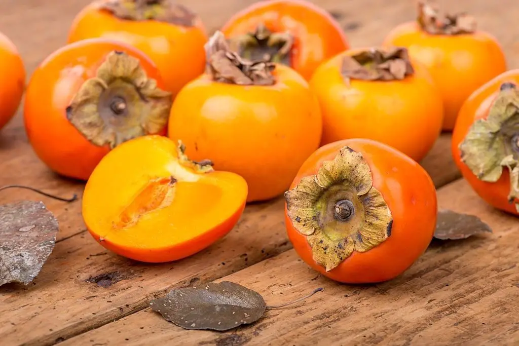 Frutas de otoño: kaki