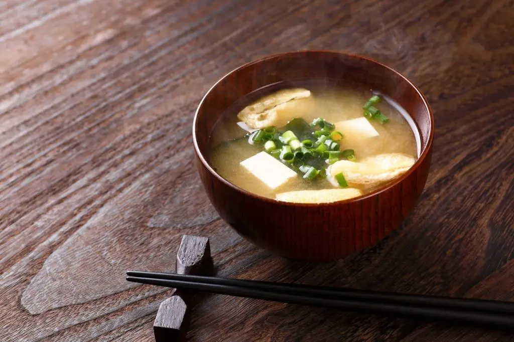 Receta de sopa de miso con tofu