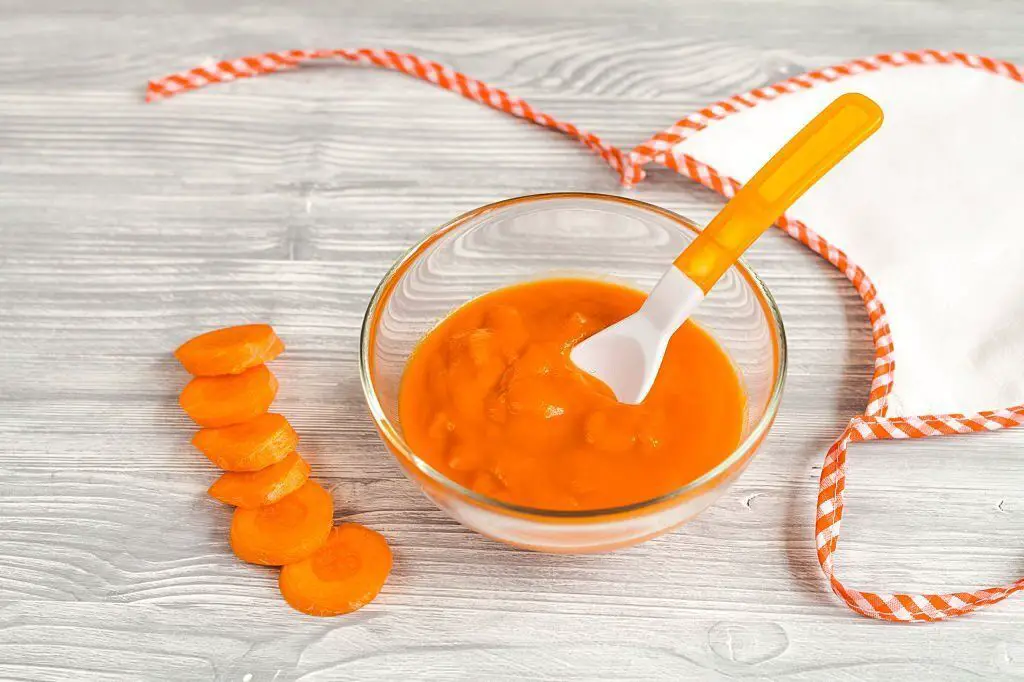 Receta puré de zanahorias para bebés