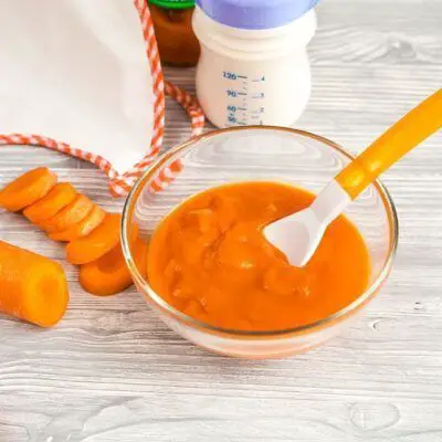 Puré de zanahoria para bebés