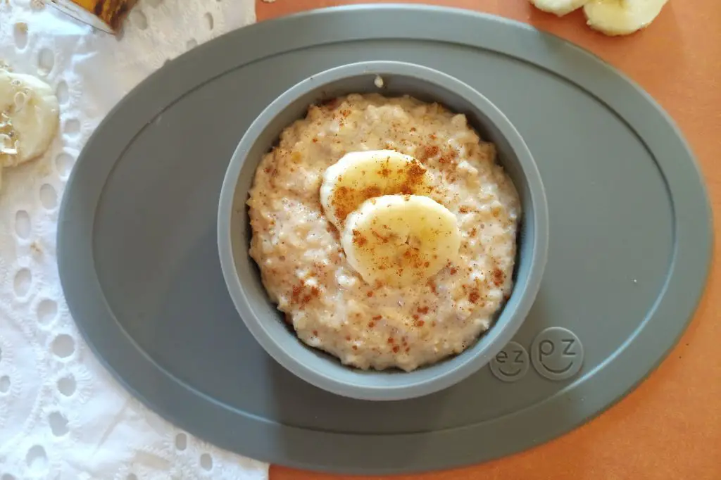 Receta porridge de avena para bebé