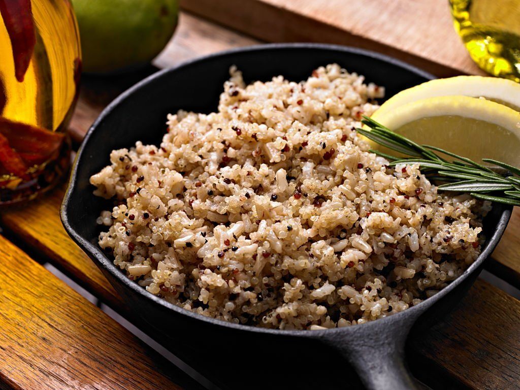 Arroz integral para bebés