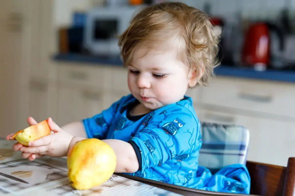 La pera en la dieta de los bebés