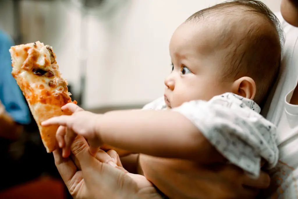 Pizza para Bebés BLW | De Avena y Huevo