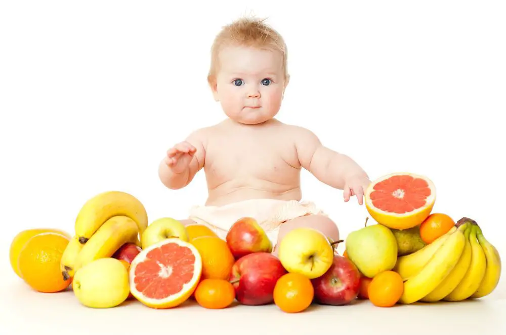 Beneficios de las frutas para los bebés