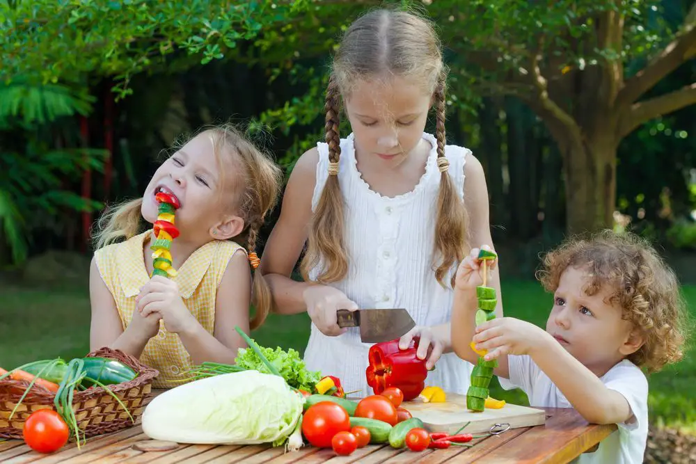 Beneficios de una dieta vegetariana para niños