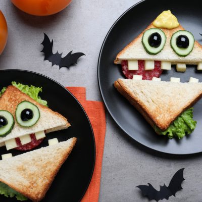 Sandwiches monstruosos Halloween